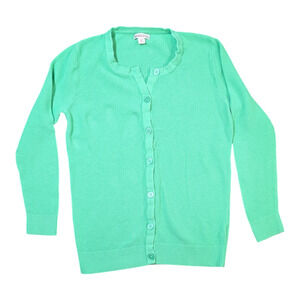 Merona - Mint Green - Long Sleeve -Size S/P - Button up Sweater